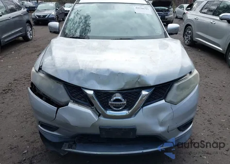 2015 Nissan Rogue Sv z USA, uszkodzony, nr VIN KNMAT2MTXFP543805